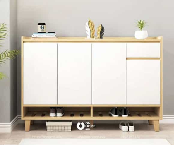 Tủ đựng giày dép MDF phủ Lamiate cao cấp