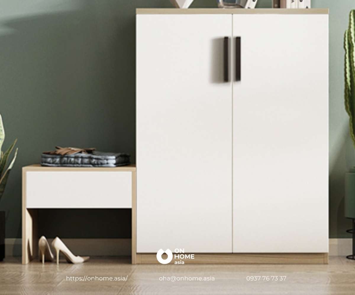 Tủ để giày gỗ công nghiệp