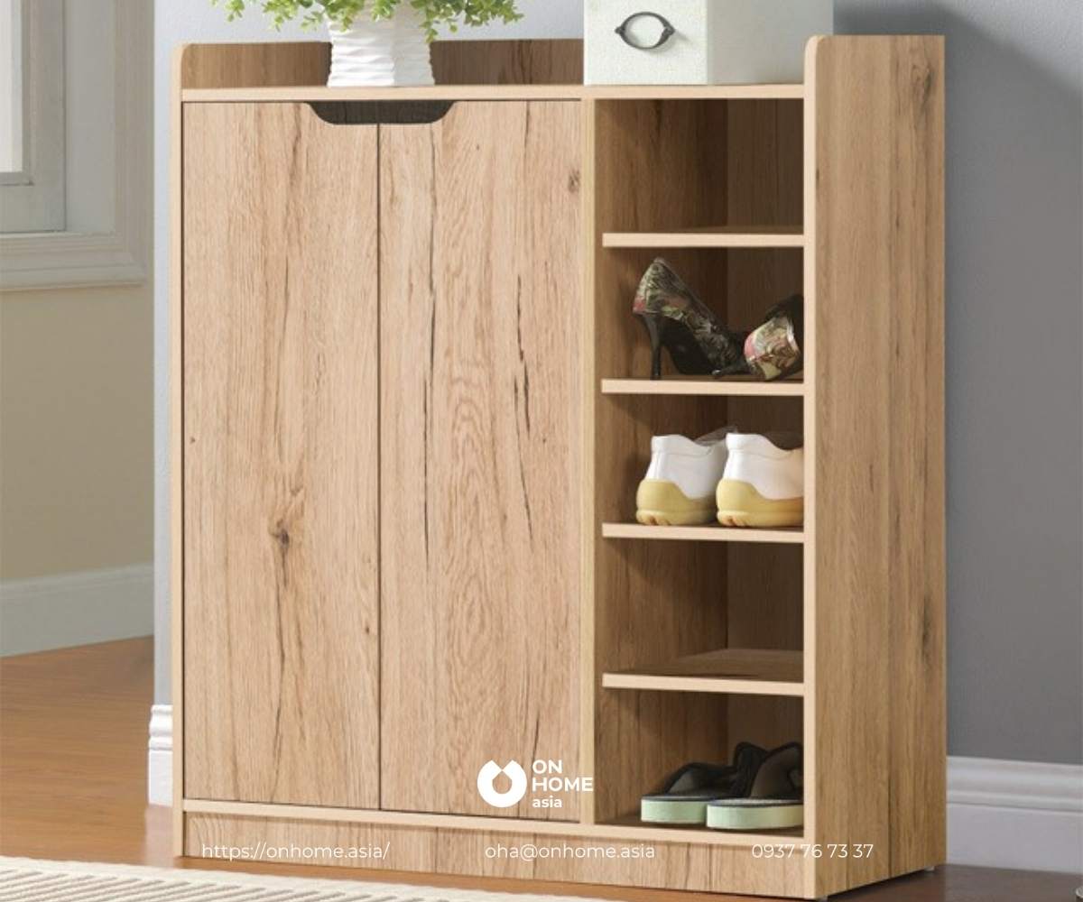 Tủ giày gỗ sồi đẹp