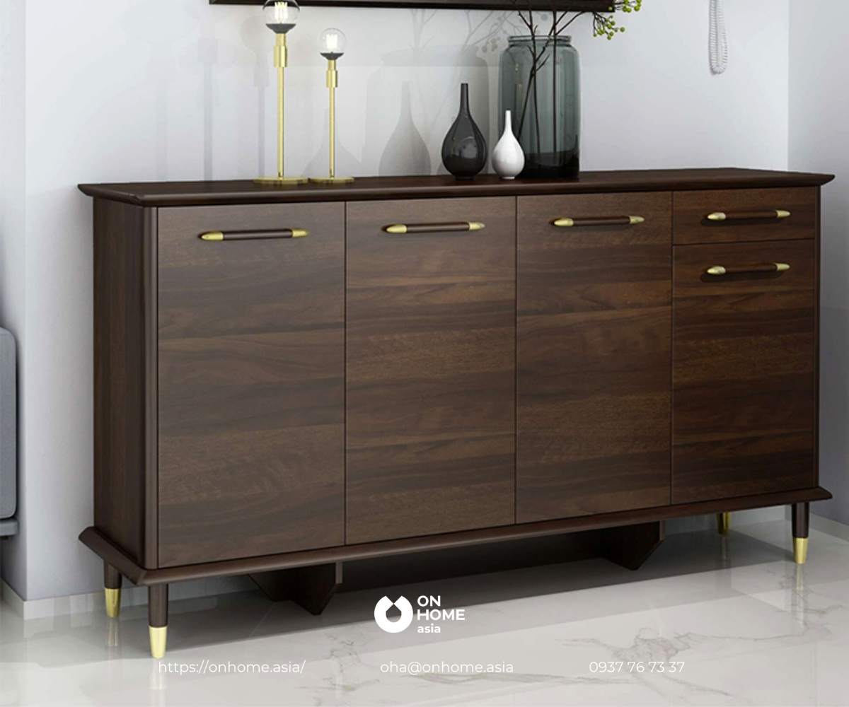 Tủ giày gỗ óc chó