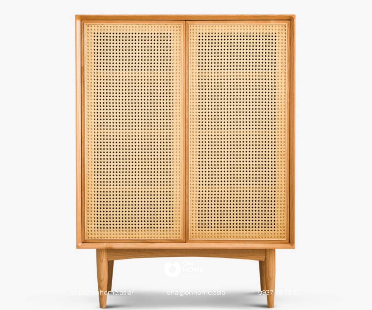 Tủ giày gỗ đơn giản mà đẹp