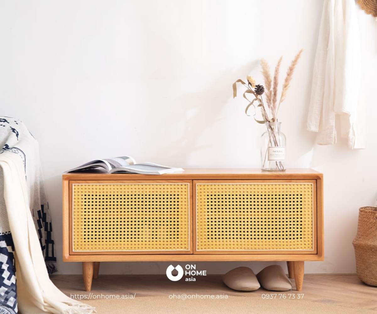 Tủ gỗ nhỏ để giày dép