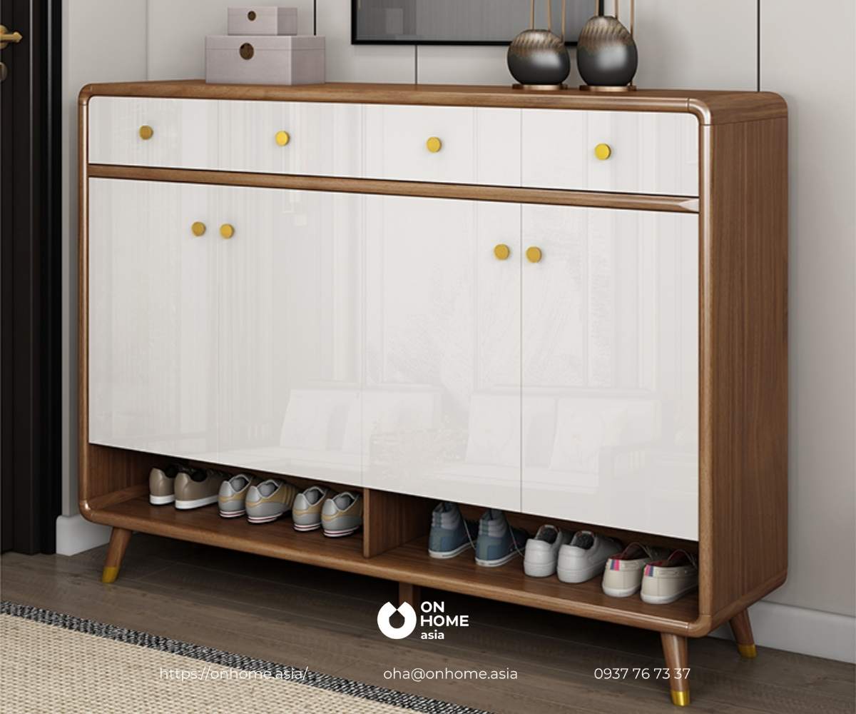 Tủ để giày dép bằng gỗ công nghiệp