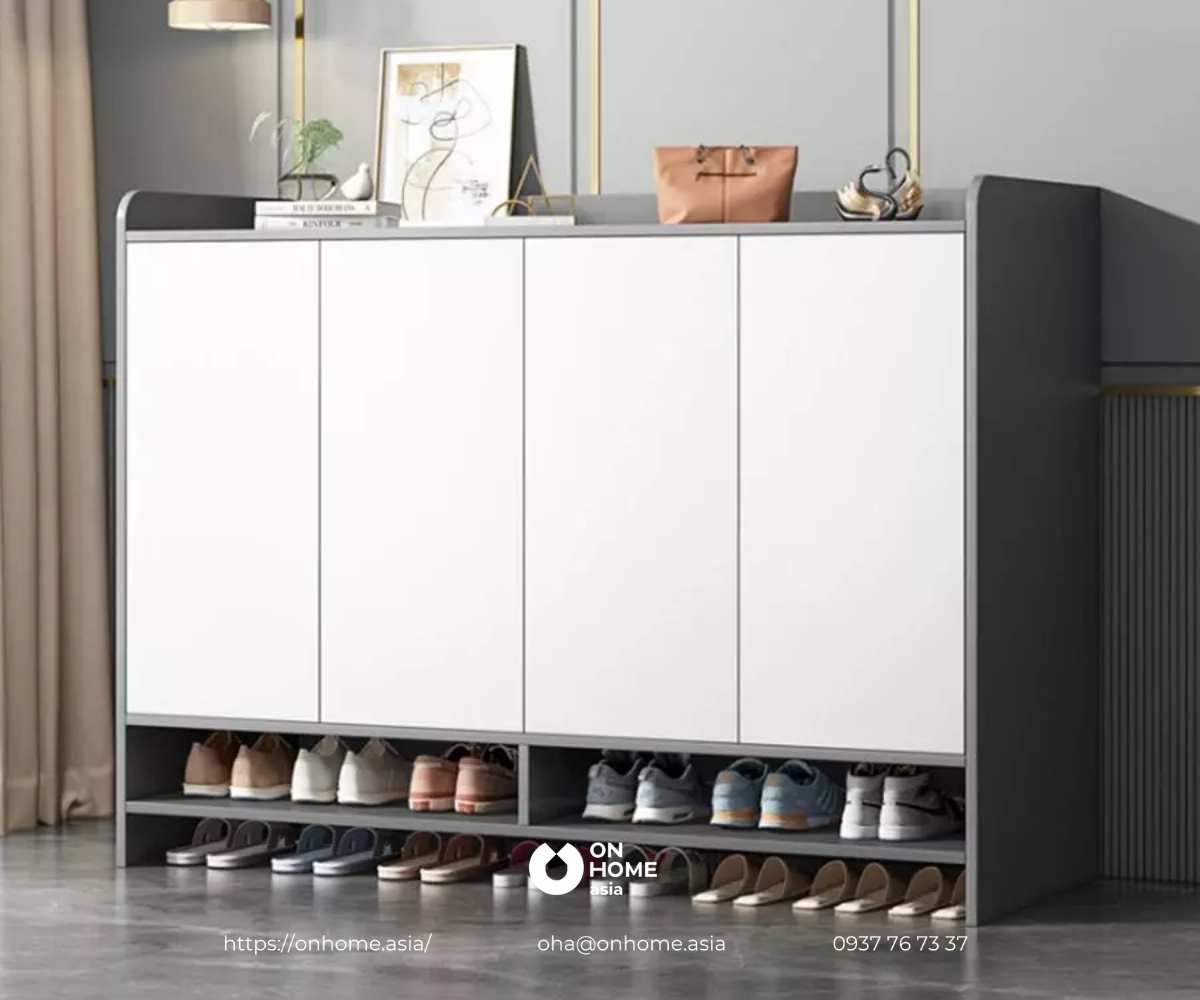 Tủ giày MDF thiết kế đa năng tiện lợi