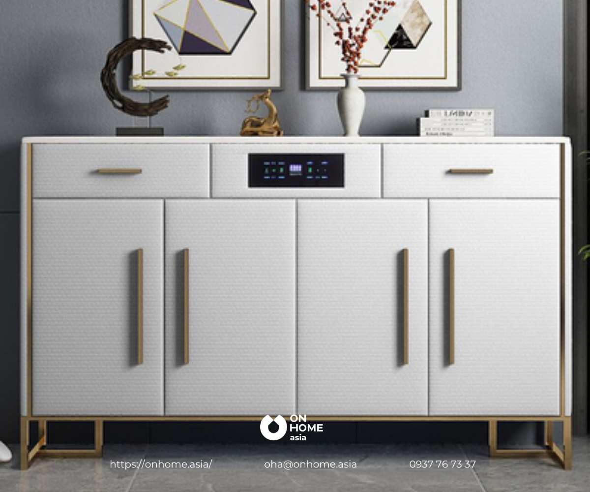 Tủ giày đẹp tích hợp công nghệ chống ẩm cao cấp