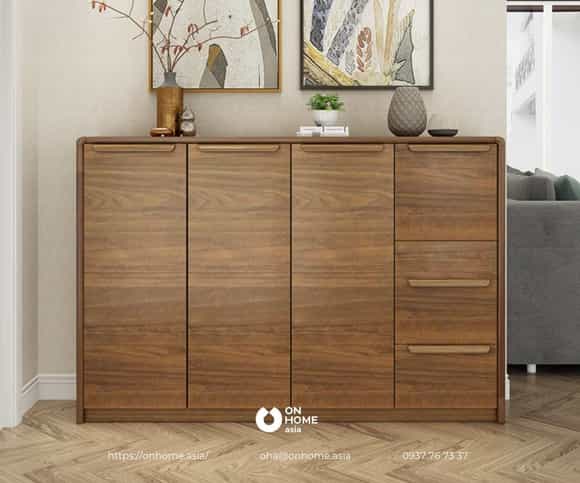 Tủ giày đa năng bằng gỗ công nghiệp cao cấp