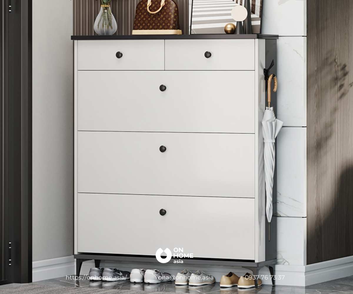 Tủ giày đa năng thiết kế hiện đại