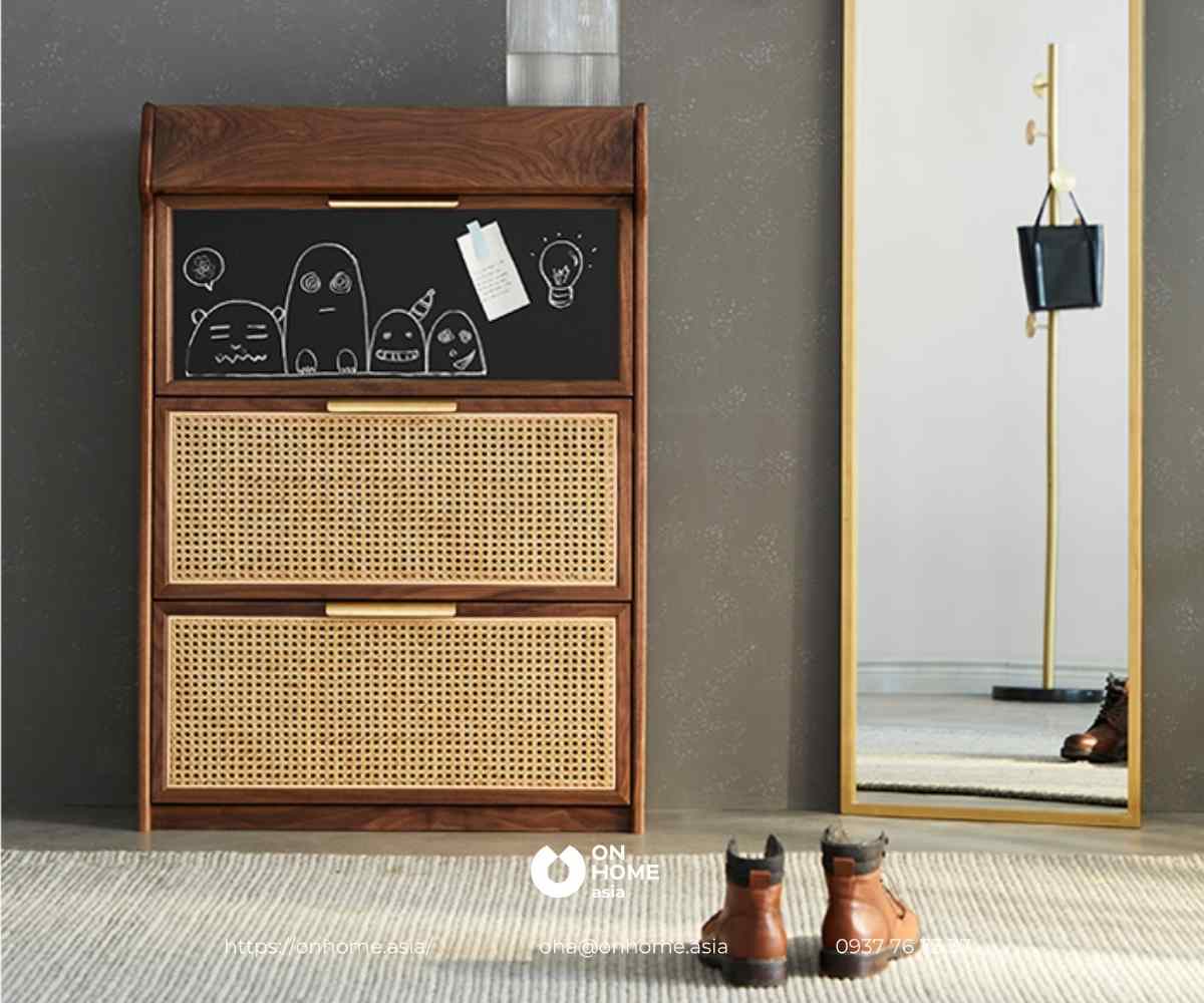 Kệ tủ giày đa năng phong cách Bắc Âu thời thượng