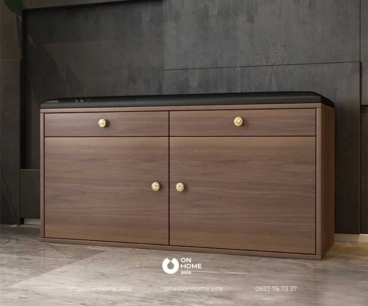 Tủ giày nhỏ gọn có ghế ngồi