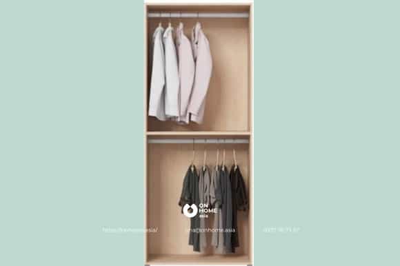 Tủ quần áo Mandy Closet 03 Natural