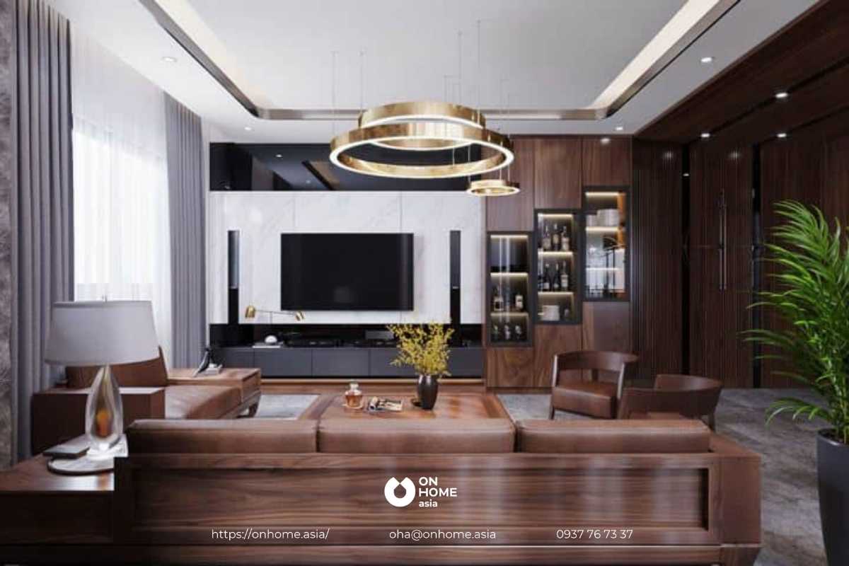 Tủ rượu gỗ Óc Chó