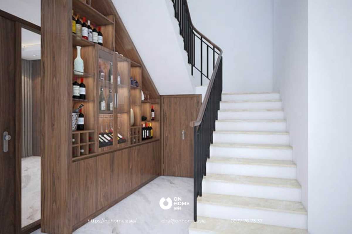 Tủ rượu gỗ Óc Chó