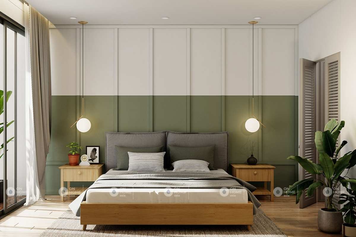 Nội thất phòng ngủ master tiện nghi&nbsp;