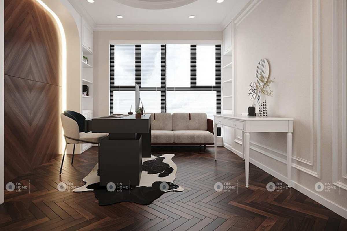 Phòng làm việc nội thất nhà phố đẹp