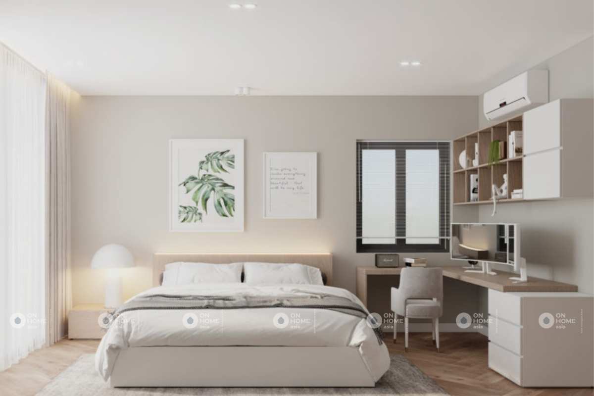Thiết kế phòng ngủ thanh lịch