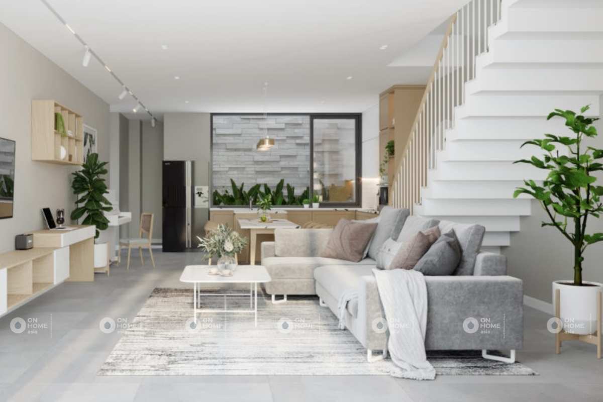 Thiết kế nội thất nhà phố hiện đại