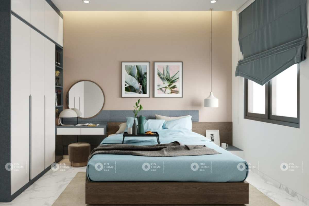 Bố trí nội thất phòng ngủ hài hòa