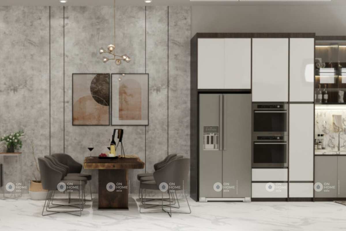 Thiết kế bàn ăn hiện đại và sang trọng