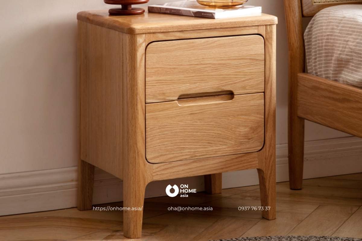 Tab đầu giường bằng gỗ đẹp
