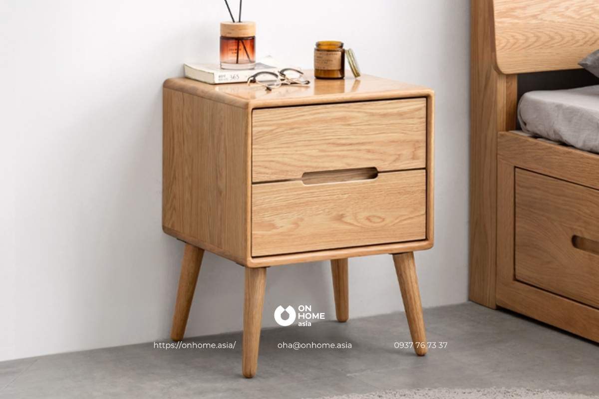Tab đầu giường bằng gỗ đẹp