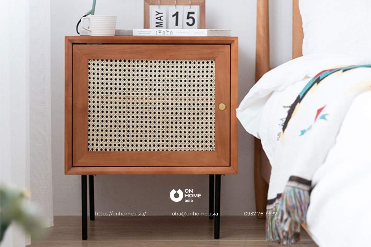 Tab đầu giường phong cách Bắc Âu đẹp