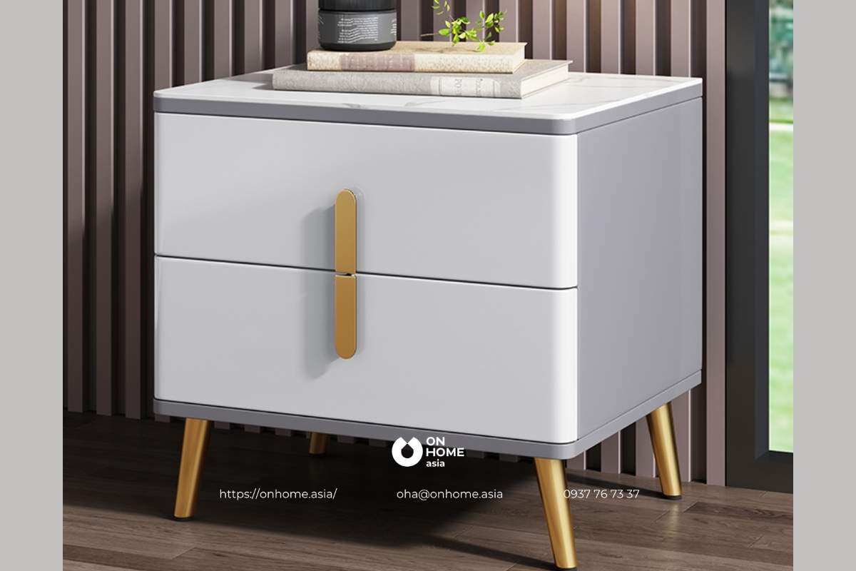 Tab đầu giường nhỏ gọn đơn giản