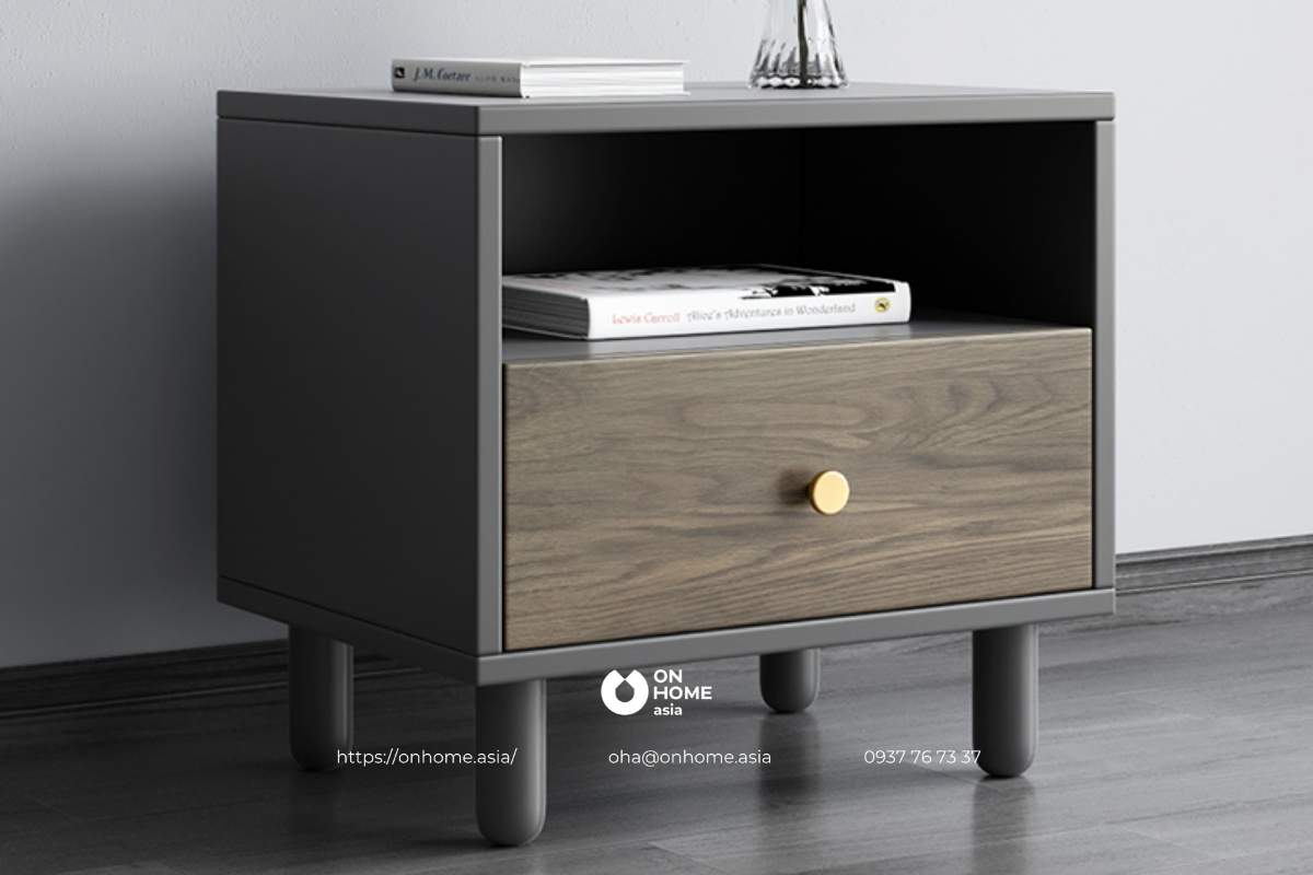 Tab đầu giường hiện đại bằng gỗ công nghiệp