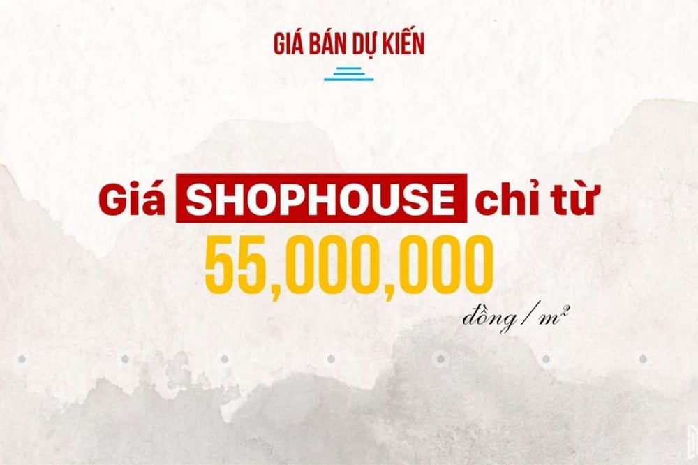 Giá bán của Shophouse Takara 