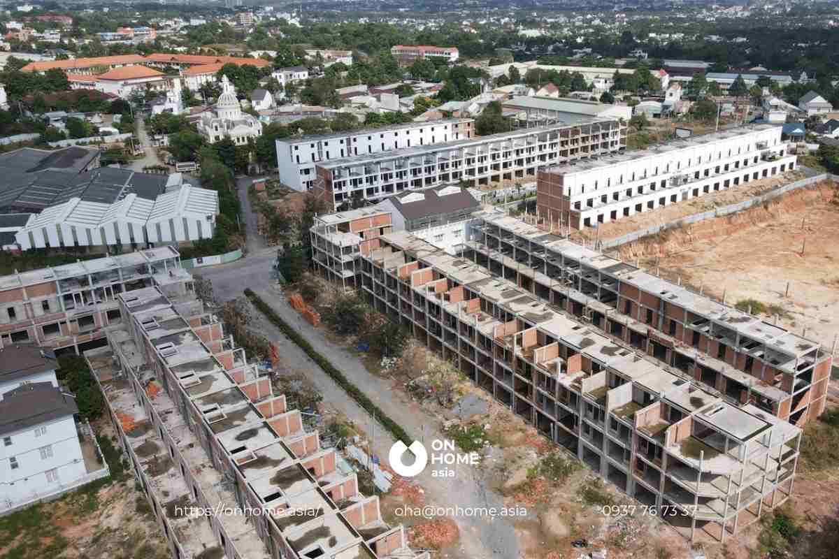 Cập nhật tiến độ xây dựng nhà phố Takara Residence