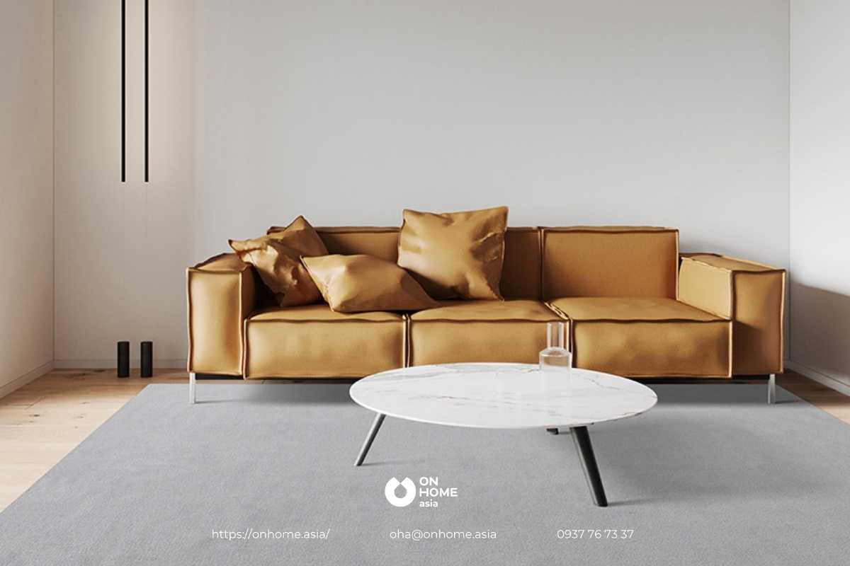 Thảm lông phòng khách sang trọng