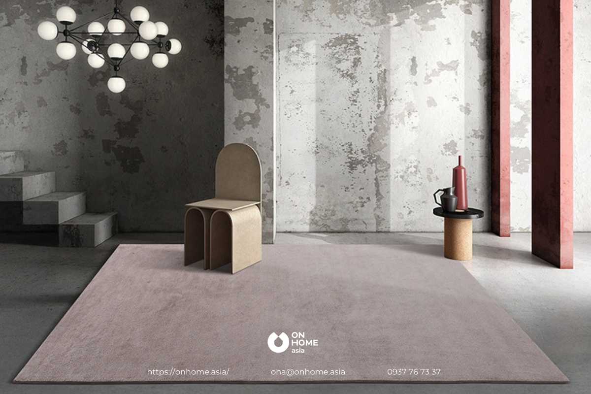 Thảm lông phòng khách sang trọng