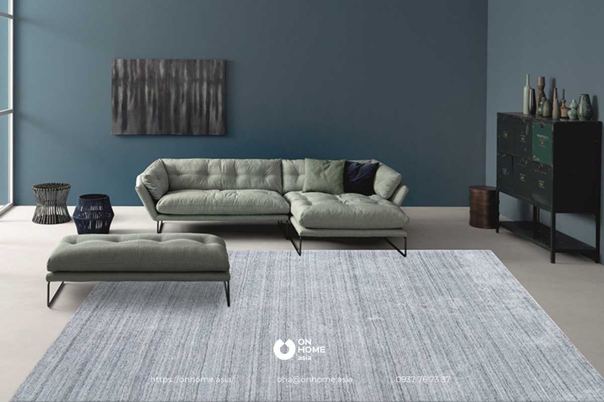 Thảm lông phòng khách sang trọng