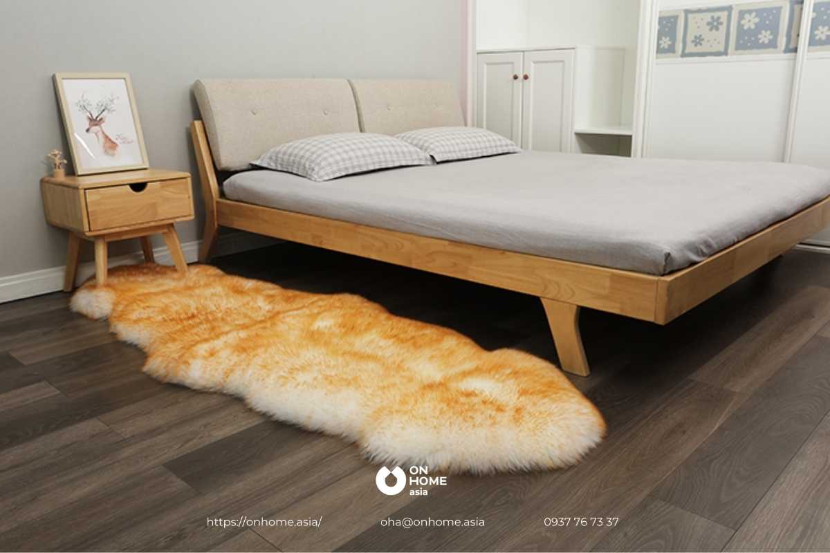 Thảm lông phòng ngủ đẹp