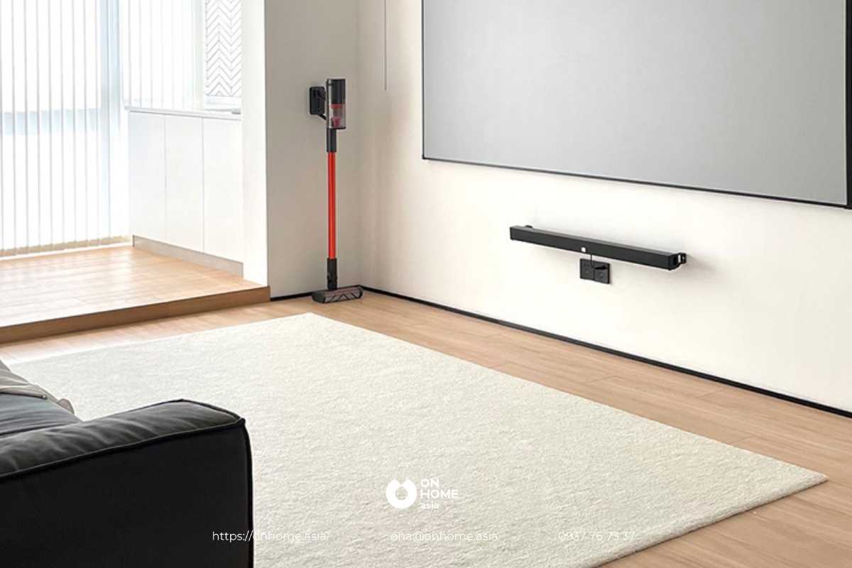 Thảm lông phòng khách sang trọng