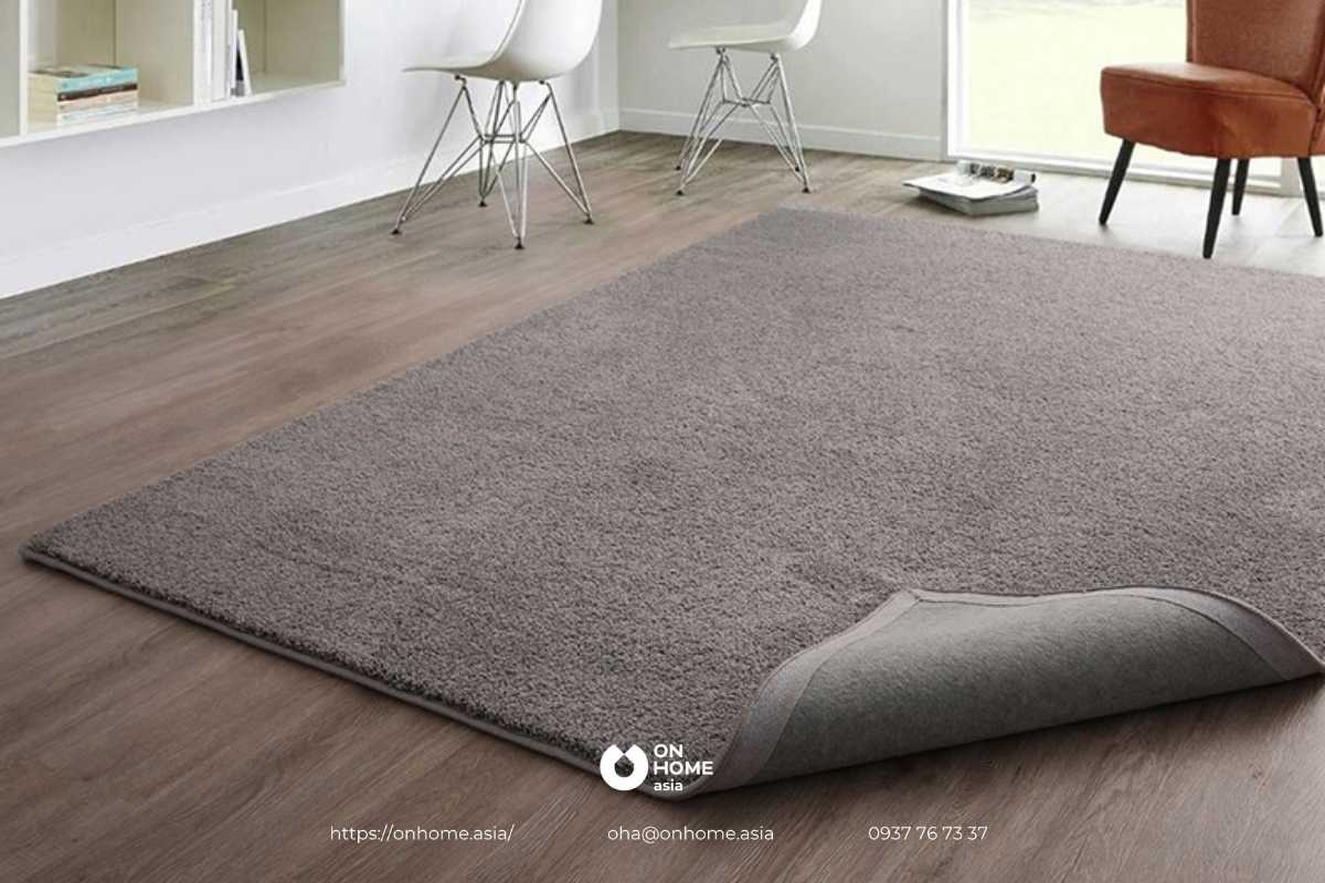 Thảm lông phòng khách sang trọng