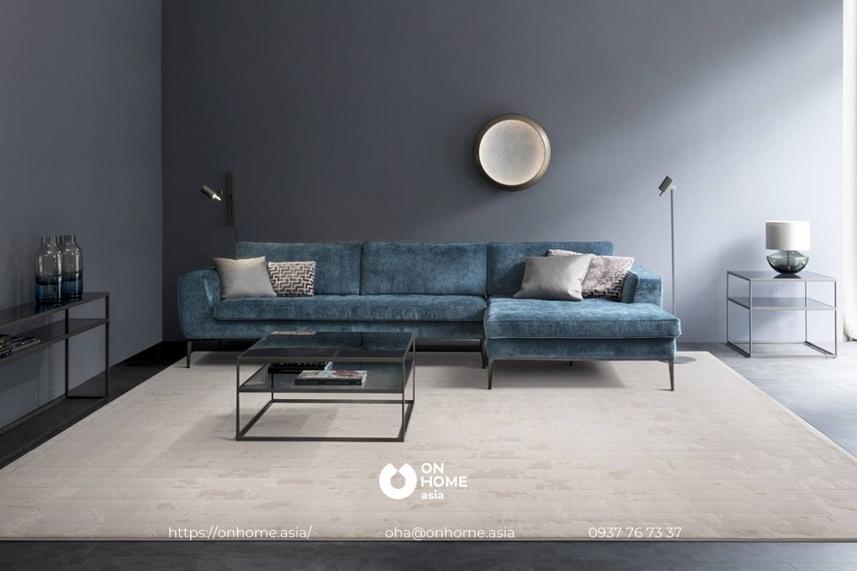 Thảm nỉ cao cấp trải sàn phòng khách