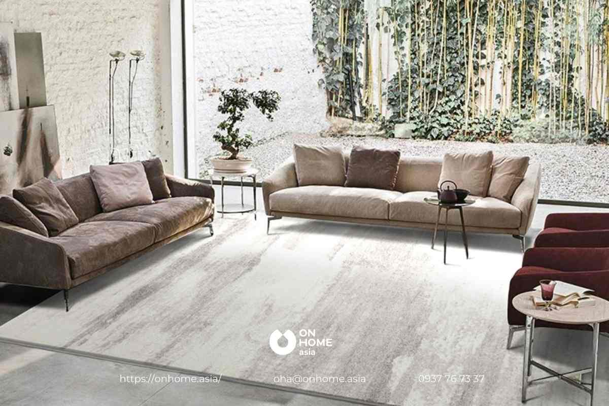 Thảm trải sàn phòng khách đẹp