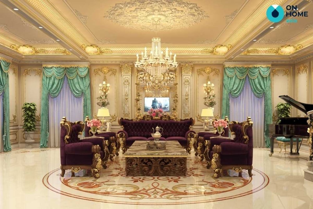 Phòng khách mang phong cách cổ điển