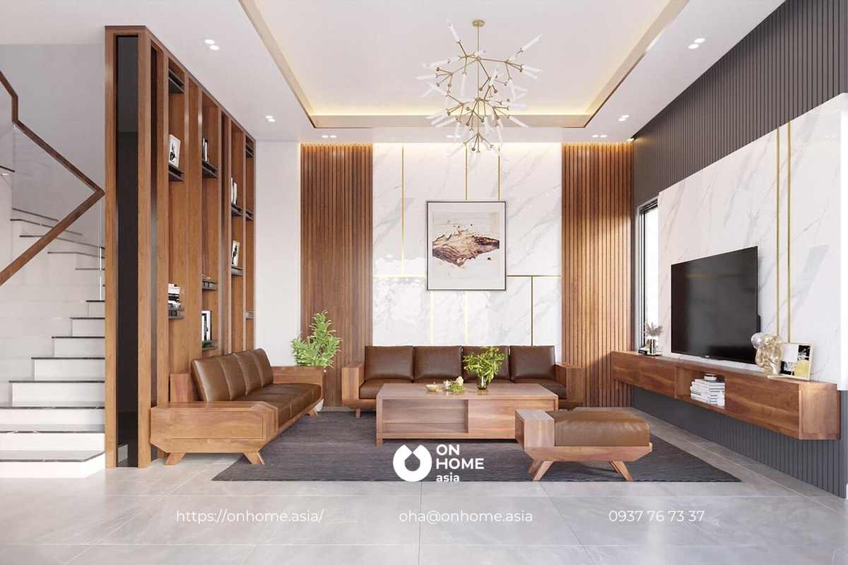 Thiết kế nội thất nhà phố hiện đại, thanh lịch