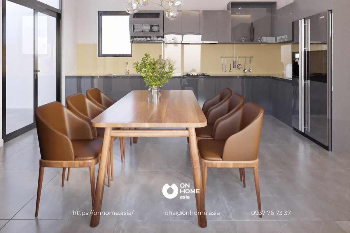 Nội thất phòng bếp hiện đại, đơn giản