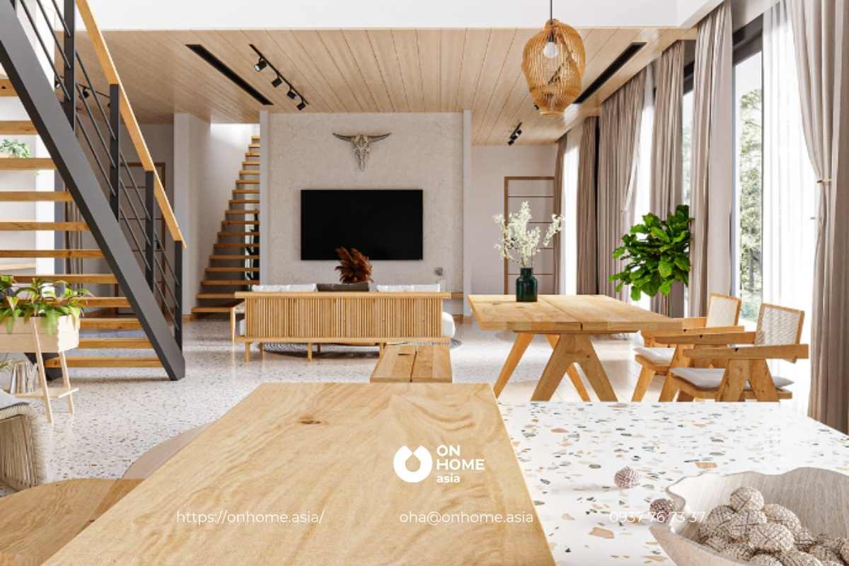 Thiết kế thi công nội thất nhà phố đẹp