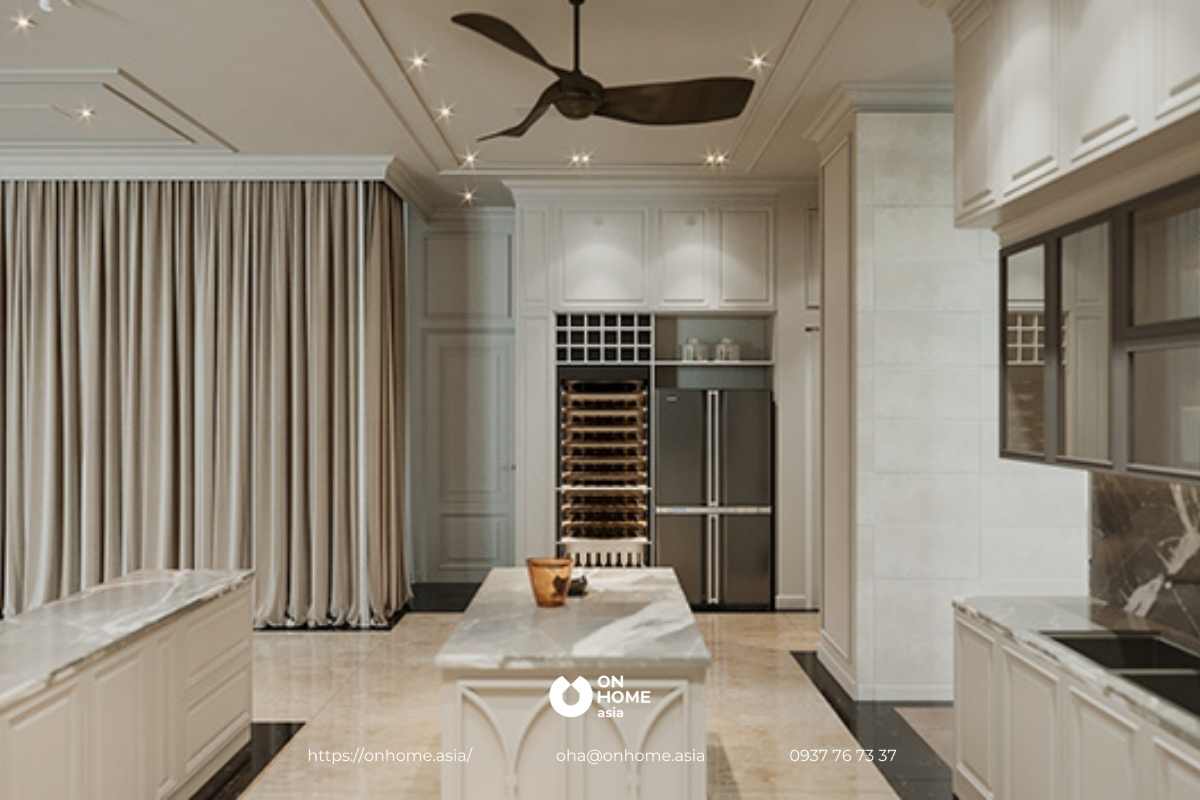 Thiết kế đảo bếp tiện lợi