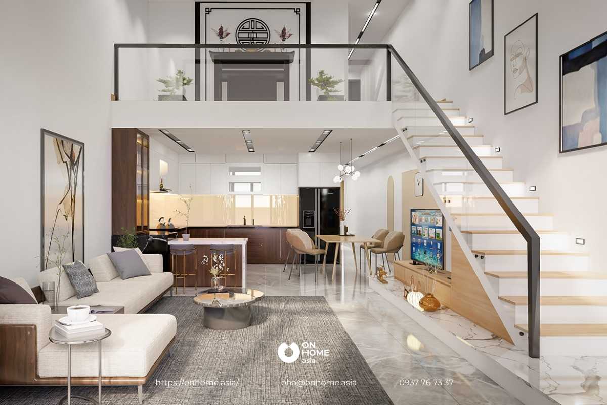 Thiết kế phòng bếp nhà ống 3m đẹp