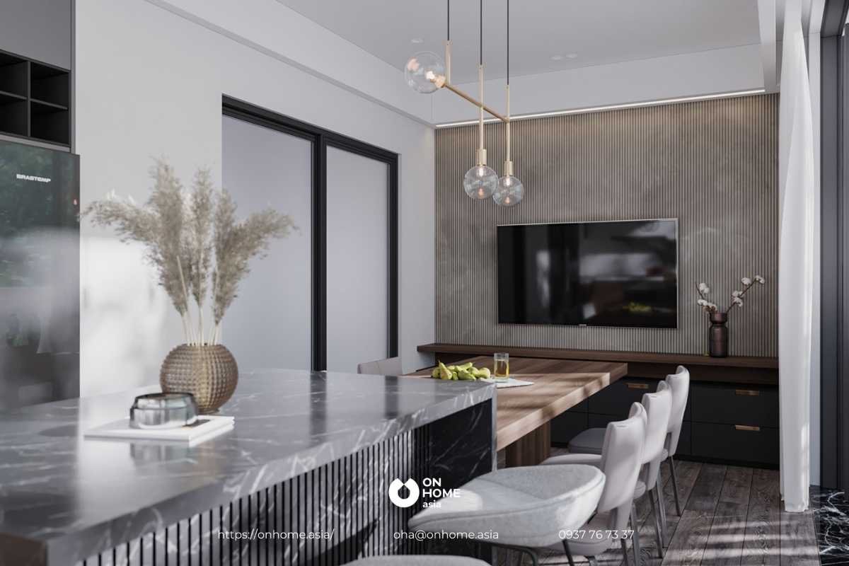 Bố trí bếp đẹp hiện đại