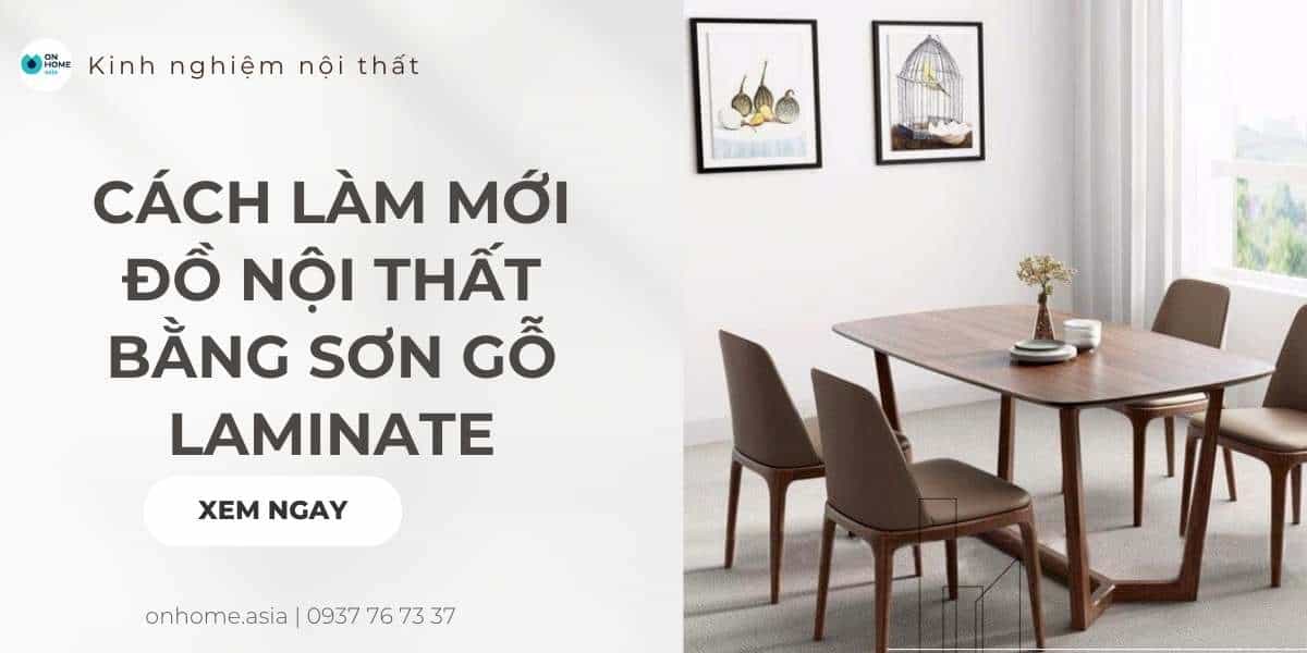 cách làm mới đồ nội thất