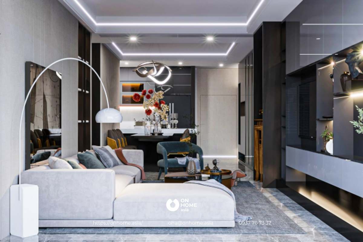 Nội thất chung cư 100m2 đẹp