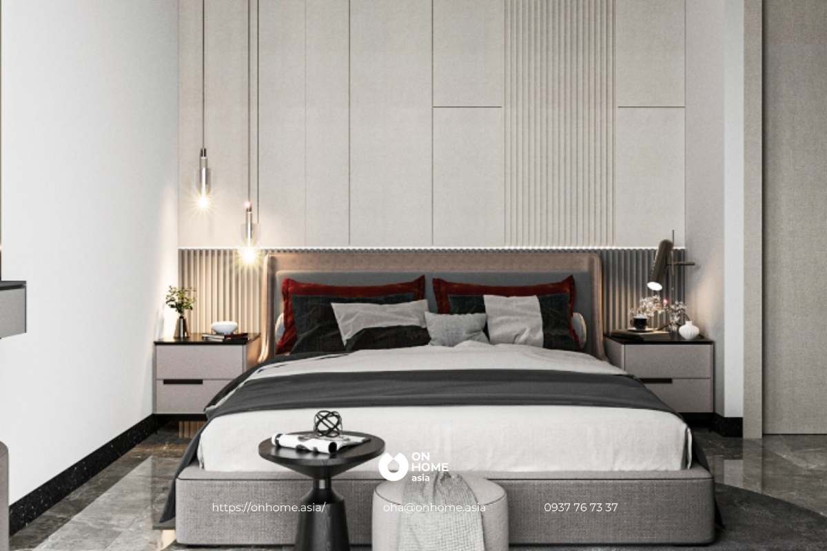 Thiết kế phòng ngủ Master đẹp, sang trọng