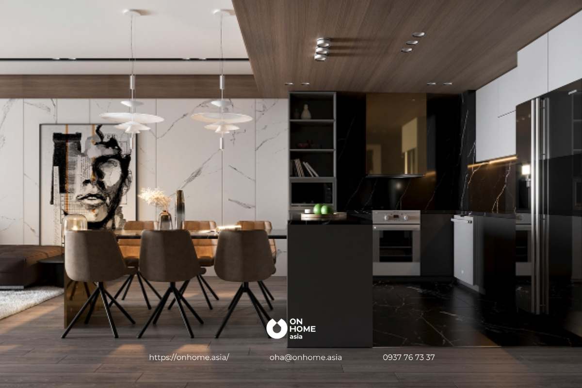 Thiết kế nội thất căn hộ chung cư 100m2 đẹp