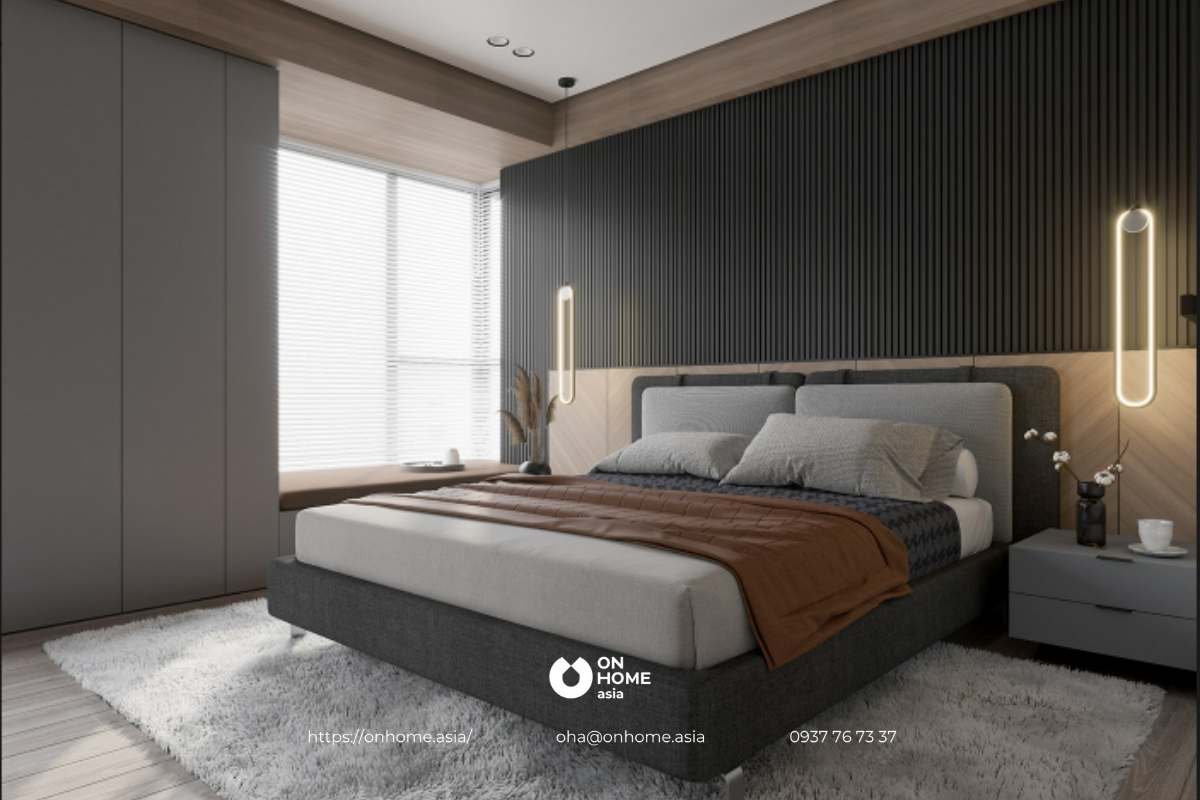 Thiết kế phòng ngủ Master đẹp