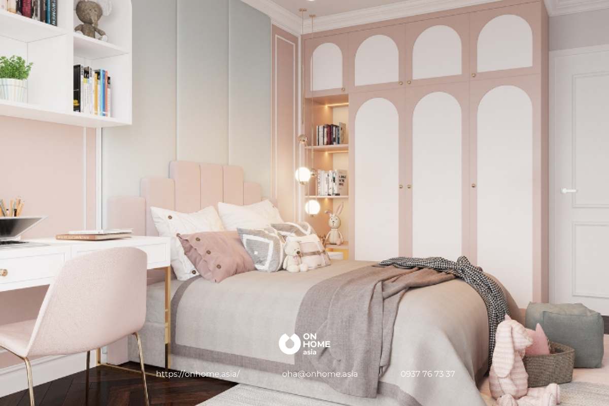 Thiết kế phòng ngủ bé gái đẹp